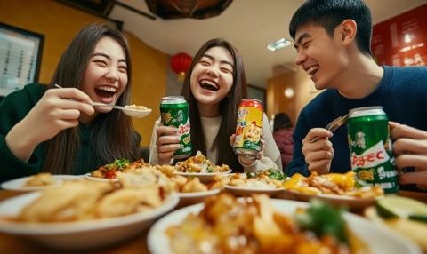 張大仙直播吃美食，互動性強功能便捷的觀看體驗