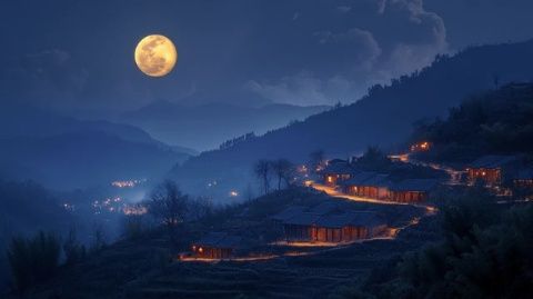 柴河月亮小鎮:四季美景如畫,感受大自然的魅力與浪漫