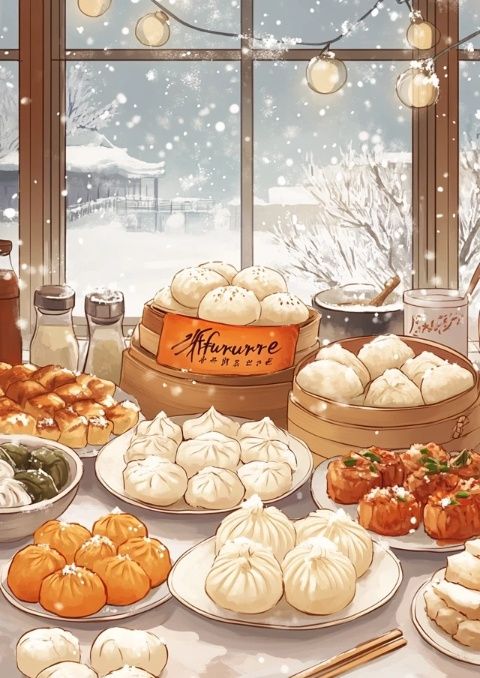 小企鵝的端午美食(美食的企鵝)