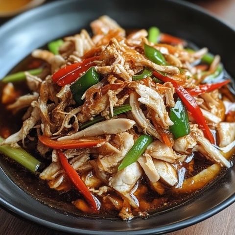 家常小炒尖椒雞的做法詳細步驟圖解，鮮香辣嫩超下飯！
