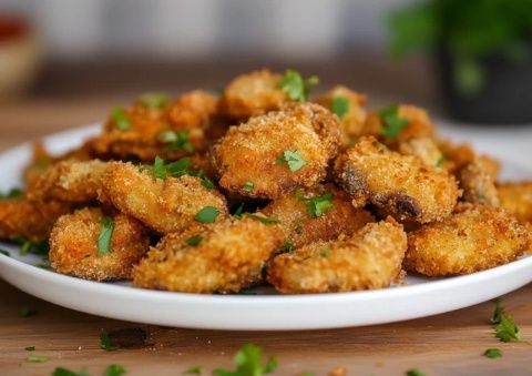 蟹味菇炒雞蛋，色彩誘人營養足，簡單幾步上桌的美味！