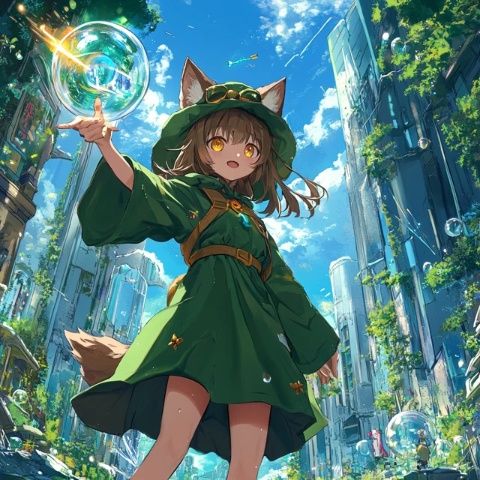 綠云:一位遠親發現廚房里的哭泣聲,原來是一只逃跑的狐仙侍女