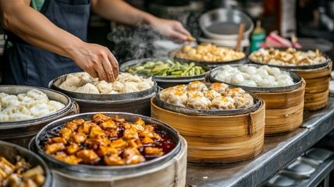 泉州的美食豐富多樣,有芋頭餅、海蠣煎、土筍凍等特色小吃,也有姜母鴨、肉粽等傳統(tǒng)菜