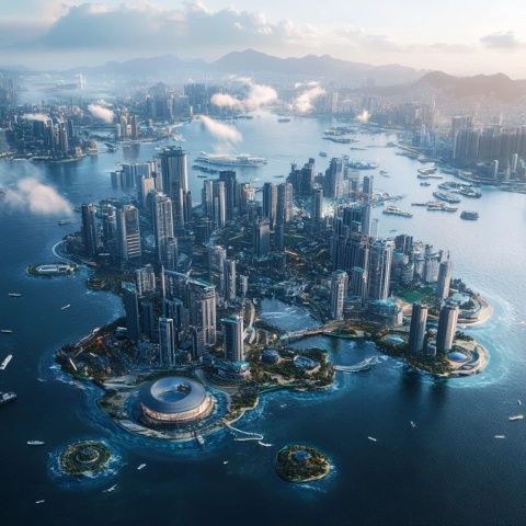 揭秘東方新明珠：面積是香港30倍，崛起為全球貿(mào)易中心指日可待