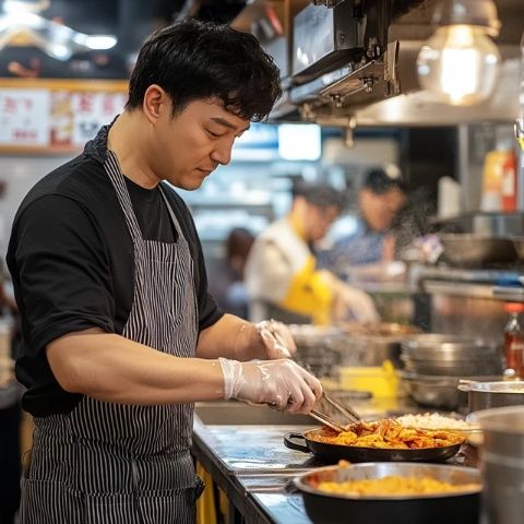 揭秘水煎肉新吃法：無需炭火，德化步行街的獨特美食之旅