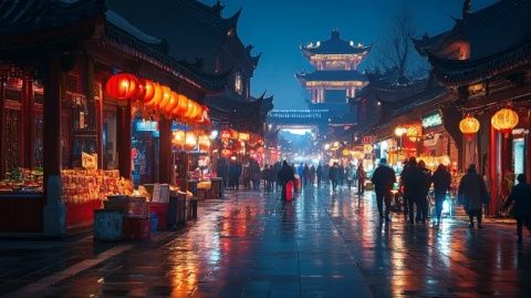 廬山西海旁的不夜城|柘林老鎮(zhèn)非遺美食文創(chuàng)園——品民俗、賞美食之旅