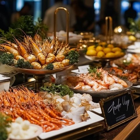 上海華爾道夫酒店美食樂園探店記:海鮮盛宴與法式風情的完美碰撞