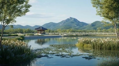 彌勒湖泉生態園——宛如畫卷的自然美景