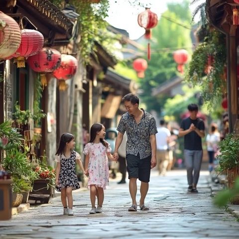 周末逃離電子產品,帶孩子去距廣州僅1小時車程的嘉義莊體驗客家人文