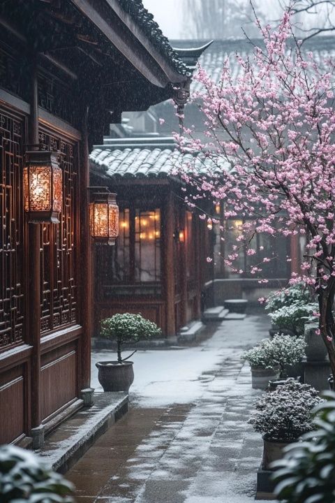 梨花雪”民宿開門迎客