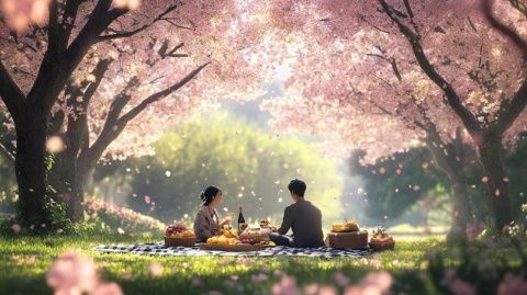 桃花林中喜相逢,春風(fēng)十里不如你