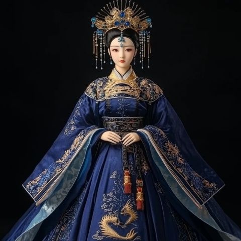 唐仕女俑國學文化藝術品古代宮廷生活彩繪騎馬俑一對兒手工藝品