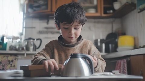 12歲男孩為媽媽烹飪滿桌美食廚藝了得令人贊嘆