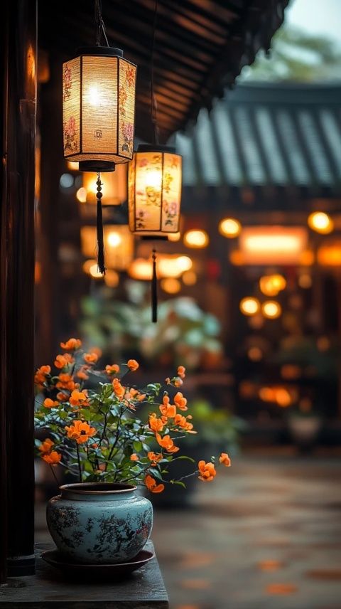 冬夜江灘,燈籠高掛,淺酌桂花冬釀,體驗蘇州傳統佳釀的清甜與雅致