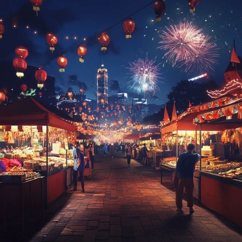 21個攤位展示百種美食(美食攤位展示)