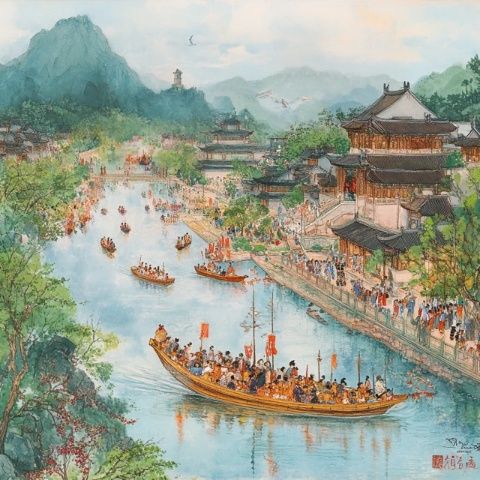 河南淮陽太昊陵廟會人山人海(圖)