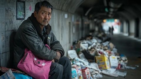 安徽合肥,一45歲男子在工地賣盒飯,10元一份,1天賣800份