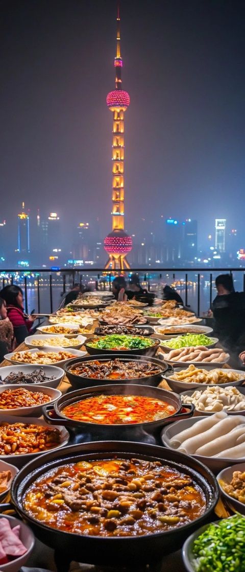 「重慶」這家藏在大廈里的空中花園火鍋必打卡!環境超美!菜品新鮮!