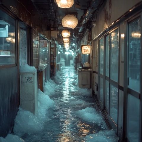 隱藏在巷子里的美味魚店,避雨時的意外發現!