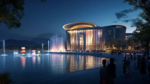 夜幕下的璀璨明珠：湖濱銀泰步行街探秘