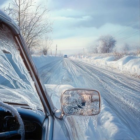 鄉下霜凍及雨雪天氣行車安全指南：燈光、速度與距離的把控