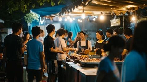 佳兆業夜市的五味雜陳（佳兆業美食）