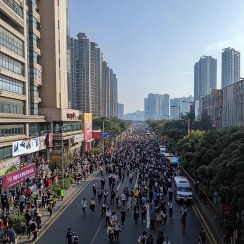 周六上午，三里屯太古里人潮涌動，秋風送爽帶幾分涼意