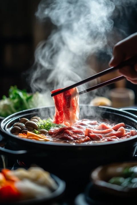 北京東方廣場的日式火鍋旬野菜店