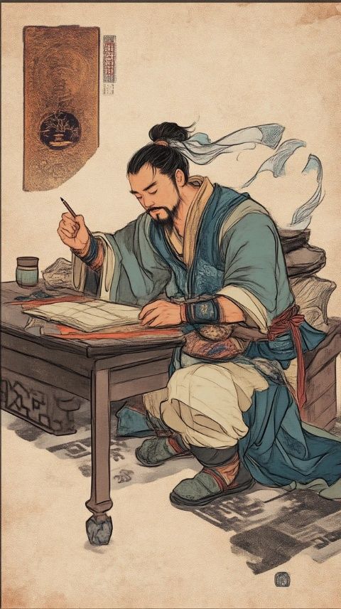 微風在中國古代文學史上，有這樣一位天才文人，他不僅詩詞寫得好，還是書法大家