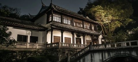 在五云翠谷間的奢美莊園里，來一頓地道的江南晚餐