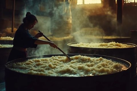 海南省文昌市鋪前鎮傳統名小吃:糟粕醋的獨特制作工藝及美味傳說