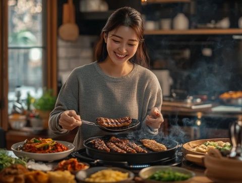 起亞車主體驗(yàn)正宗韓國(guó)美食：辣白菜與韓式烤牛肉制作教學(xué)