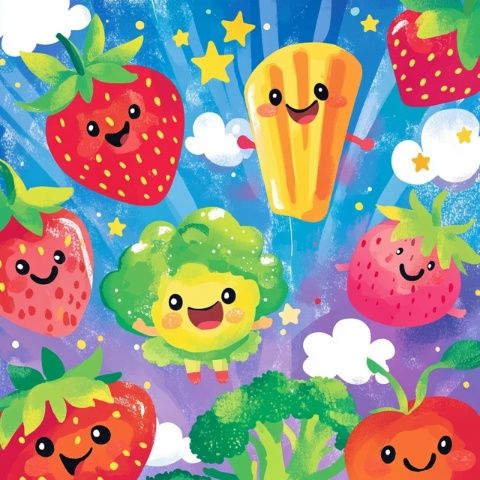 
繪本揭秘：蔬菜幼兒園的成長日記，趣味盎然的故事