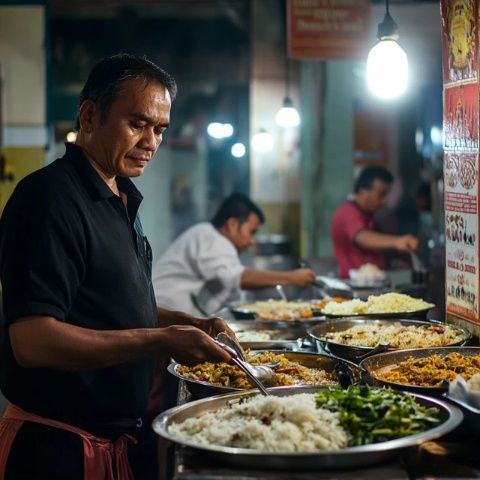 探索小吃街:年輕食客們的螺螄粉速戰速決之旅