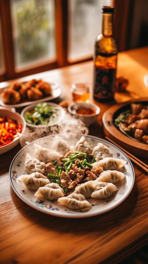 冬至美食盛宴:餃子、湯圓、姜母鴨與冬釀酒共慶佳節