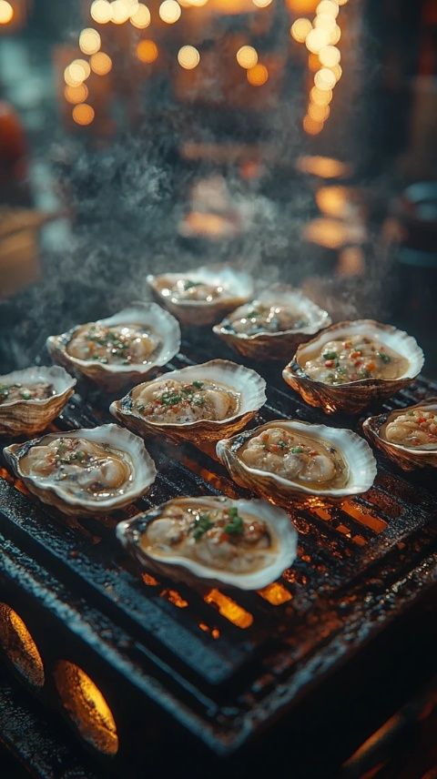 大連特色小吃：海鮮燒烤、章魚丸子、炸醬面等大眾愛好