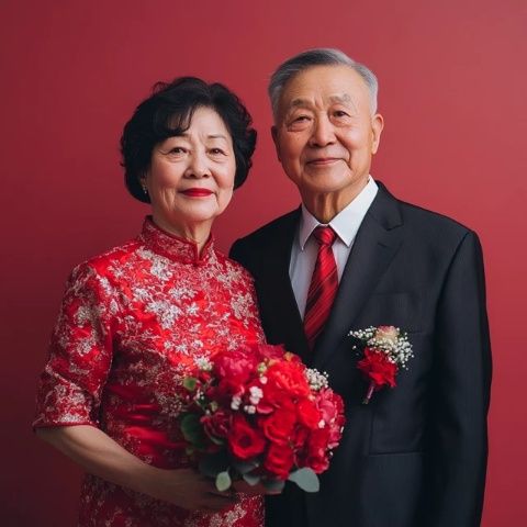 鄭達夫婦甜蜜情侶裝，共度溫馨生日宴