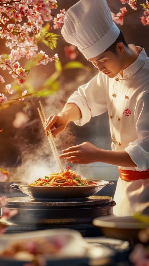 楊玏飾演的廖大廚在假日暖洋洋2中的獨特蒸米技巧