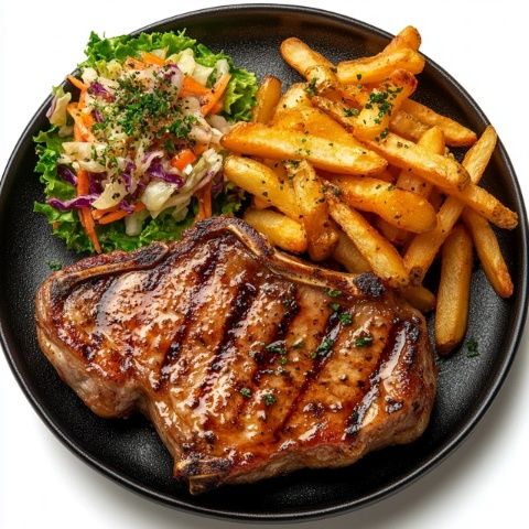 炸薯條鍋包肉