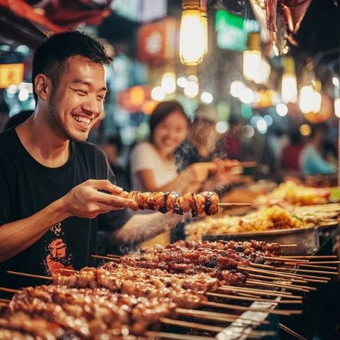 走進(jìn)沙洲夜市,品嘗這道道美味