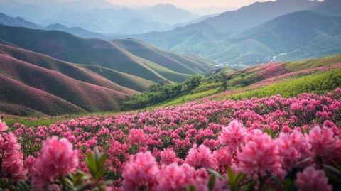 早安，云南元謀送自己一朵花送自己一朵花