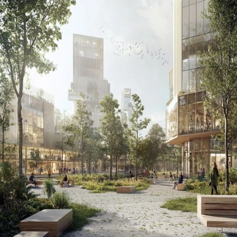 荷蘭建筑公司UNStudio贏得德國杜塞爾多夫市中心綜合發展項目設計比賽