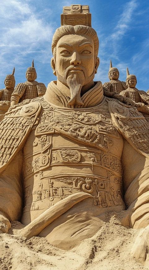 據(jù)說萬全準(zhǔn)備張家口今年弄了一個古城,今天帶我娘、我哥還有老公四個來萬全古城