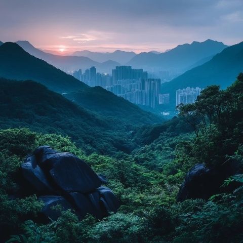 長沙五天四夜游記之二:岳麓山俯瞰橘子洲