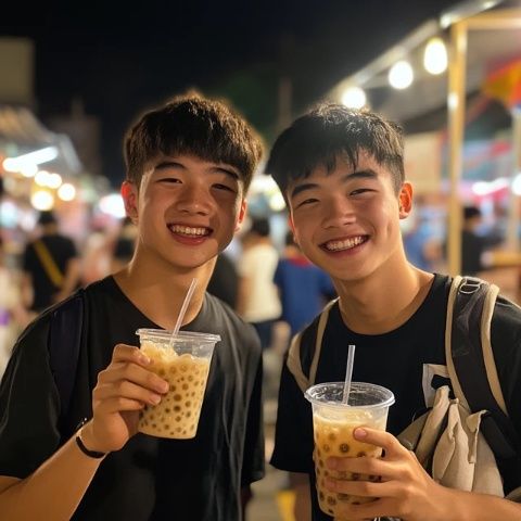 在假期的清晨，我和好友約定來到了汕尾市二馬路美食街