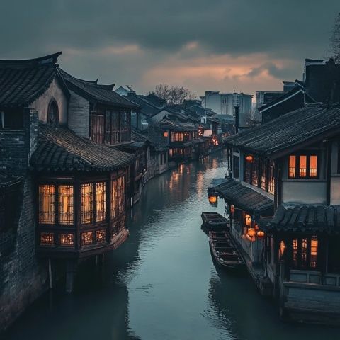 乘搖櫓船游烏鎮，夢回古典江南水鄉