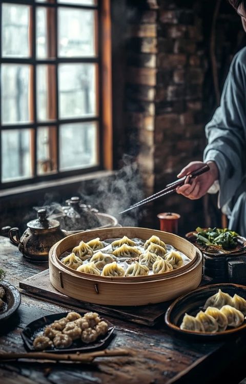 冬日打卡淮安:品味文樓蟹黃湯包