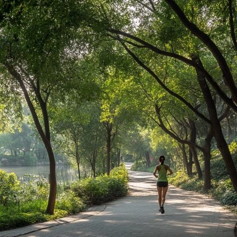漫步泰達(dá)公園,邂逅美好風(fēng)景