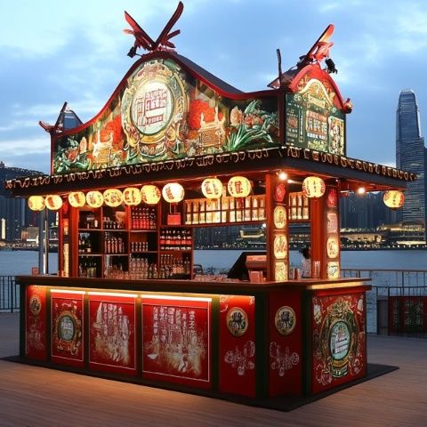 重慶四十七樓大排檔:復(fù)古風(fēng)情與都市夜景的完美融合