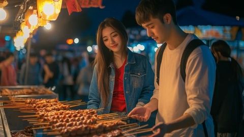臺灣夜市:各地美食“一網打盡